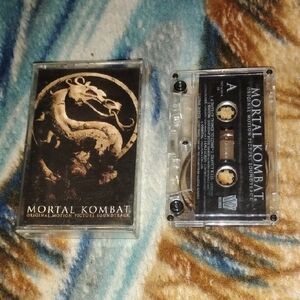 Vintage Mortal Kombat Original Motion Picture Soundtrack Cassette